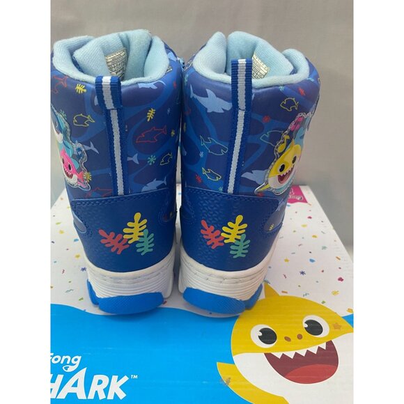 Nickelodeon Boy's Baby Shark Sz 11 Insulated Snow Boots (Toddler/Little Kid) NIB - Picture 6 of 7